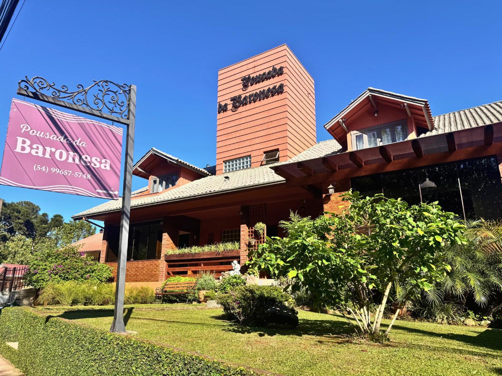 Pousada Da Baronesa Nova Petropolis Exteriör bild