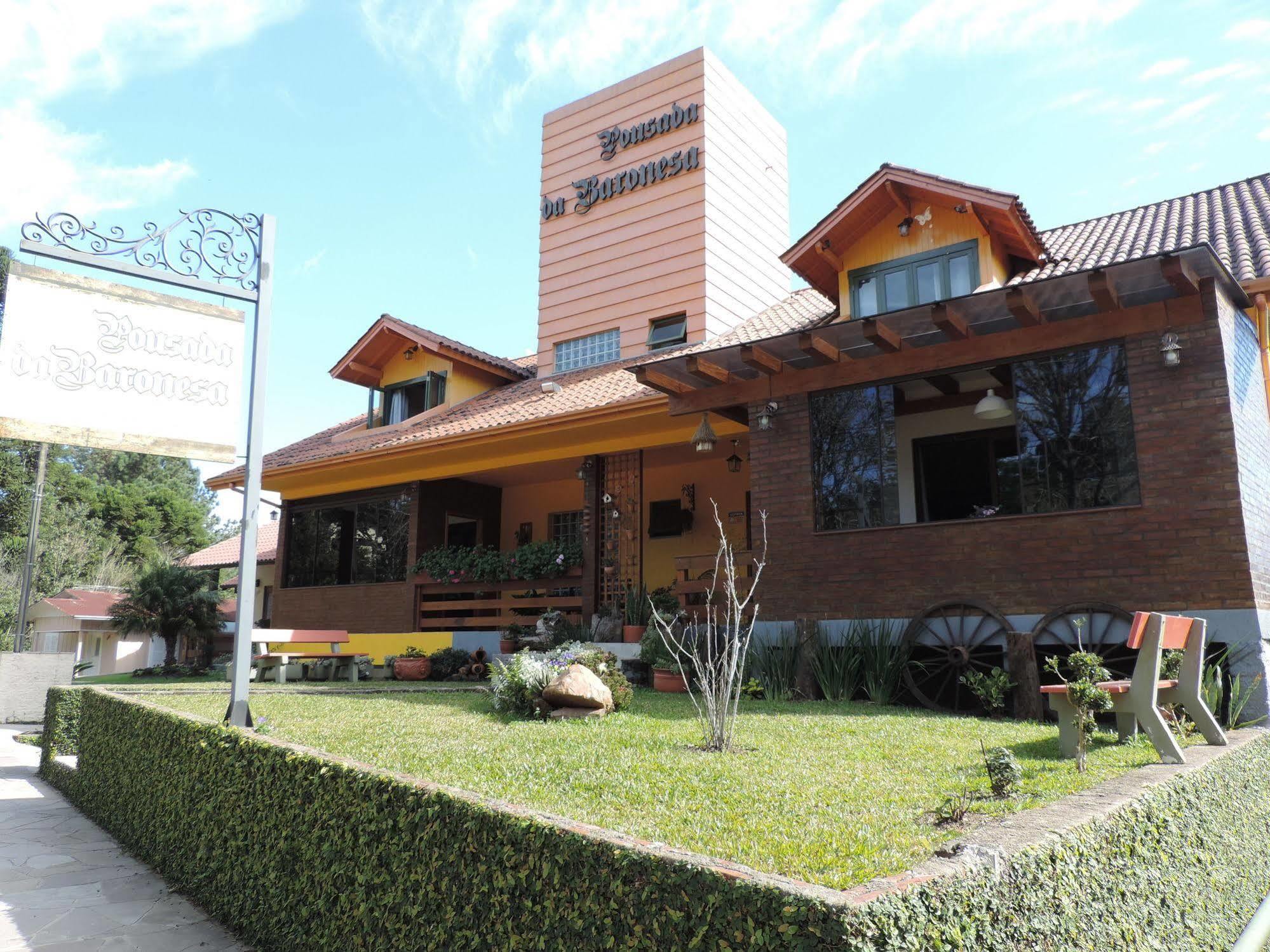 Pousada Da Baronesa Nova Petropolis Exteriör bild
