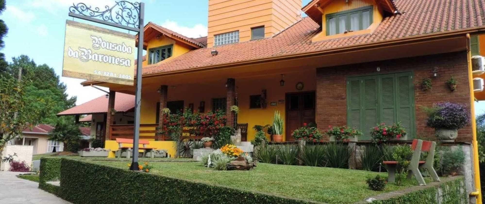 Pousada Da Baronesa Nova Petropolis Exteriör bild